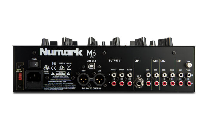 NUMARK M 6 USB Επιτραπέζιος μίκτης DJ Μαύρο 337953