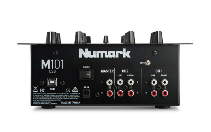 Numark M101 USB rear