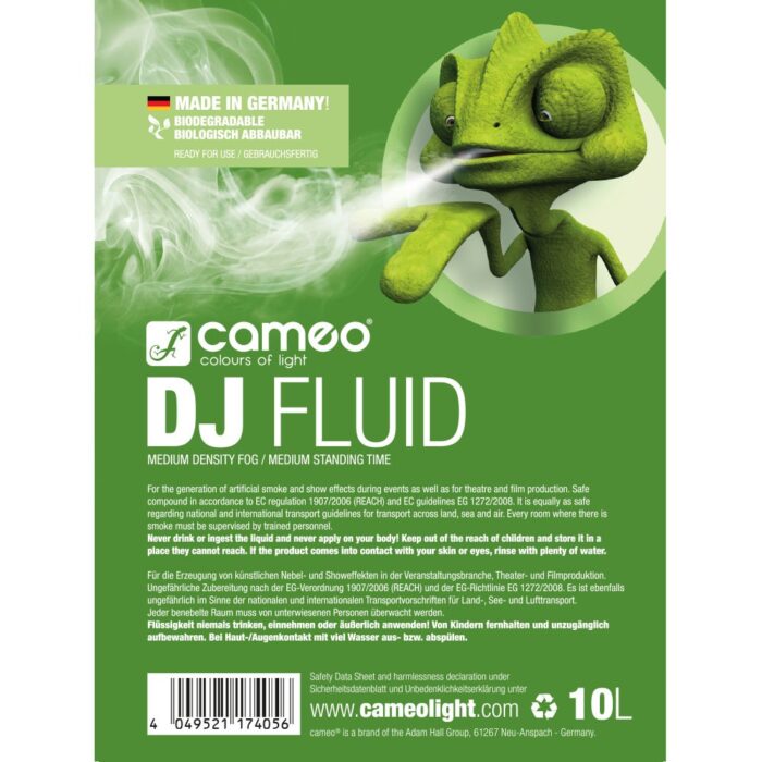 Cameo DJ Fluid 10L d