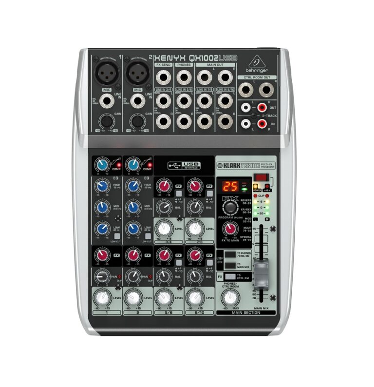 Behringer Xenyx QX1002USB Audio Labs