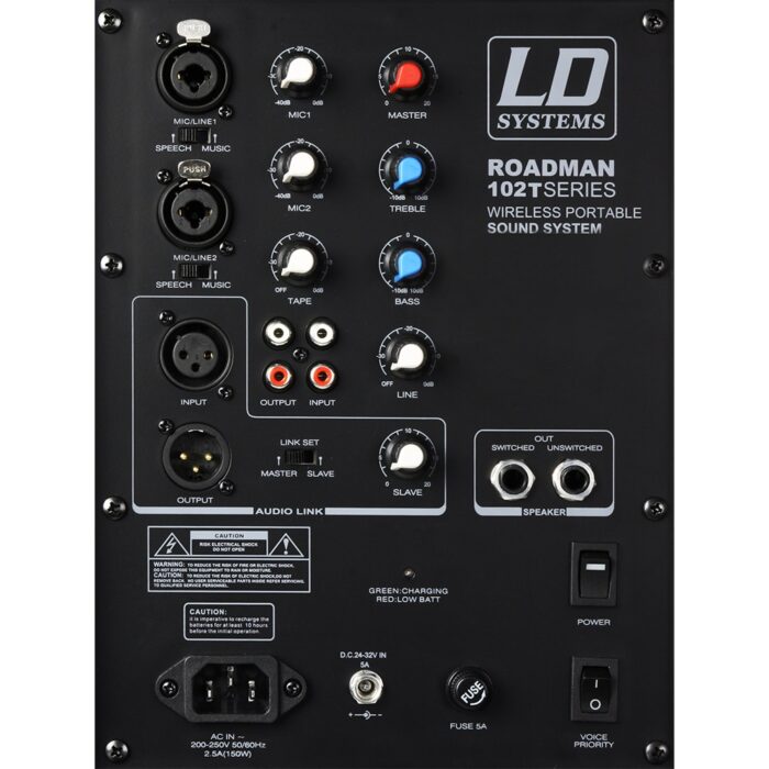 LD Systems B6 Roadman 102 rear 2