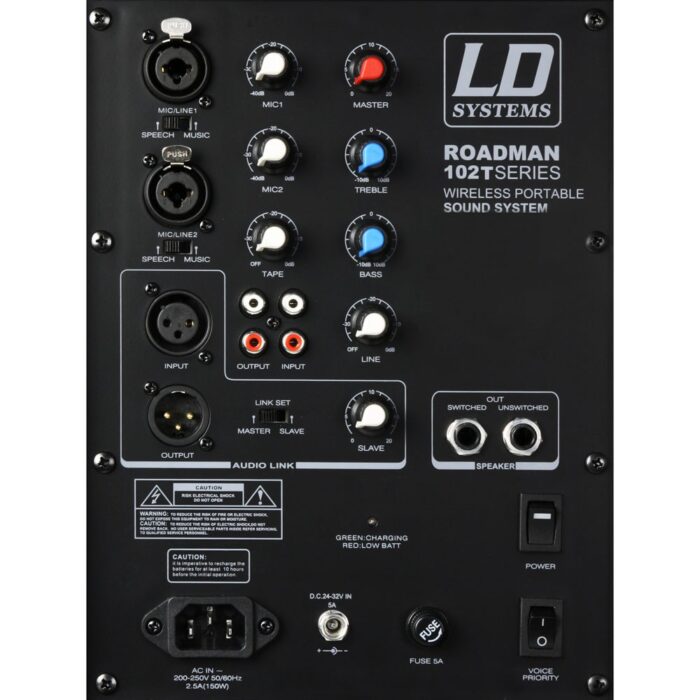 LD Systems Roadman 102 HS B5 rear 3