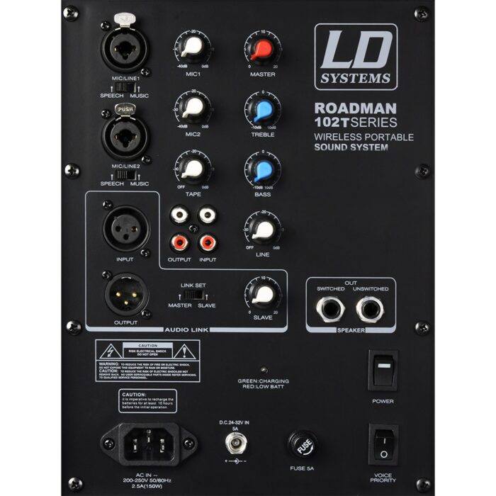 LD Systems Roadman 102 rear