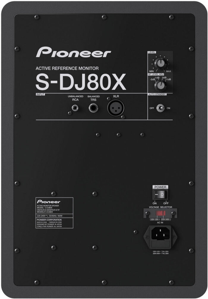 Pioneer S DJ80X rear